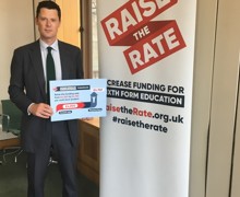 Alex Chalk  MP shows support for Raise the Rate