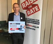 Andy Slaughter  MP shows support for Raise the Rate