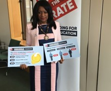 Eleanor Smith  MP shows support for Raise the Rate