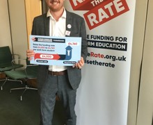 Lloyd Russell Moyle  MP shows support for Raise the Rate