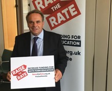 Neil Parish  MP shows support for Raise the Rate