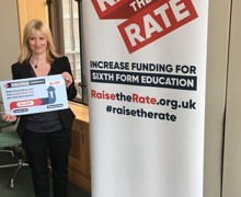 Rosie Duffield  MP shows support for Raise the Rate
